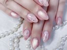 可愛いニュアンスネイル