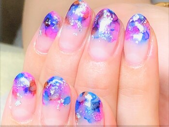 たらし込みアート