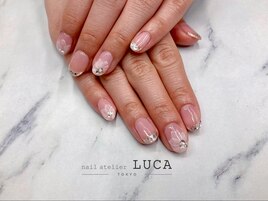 W-581　フラワーガラスフレンチ