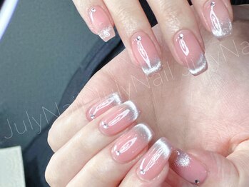 ジュリーネイル 池袋東口店(July Nail)/マグネットフレンチ