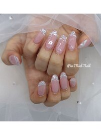 ゆめかわリボン×きらめきネイル