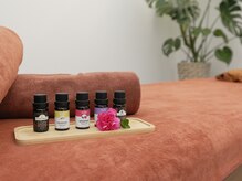 楽身の雰囲気(こだわりのアロマ使用!悩みに合わせて選択させていただきます。)