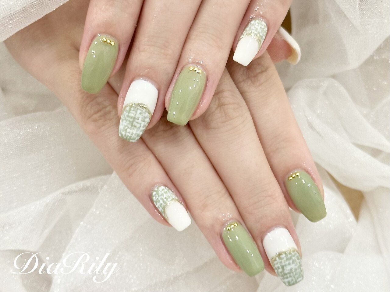 2025年-2026年冬トレンド】ツイードのネイルデザイン集｜人気順｜45