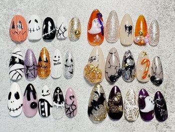 ハロウィンネイル