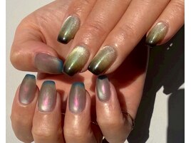 カラフルグラデネイル