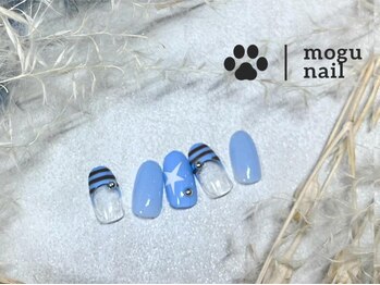 3.4月定額B/しましまネイル