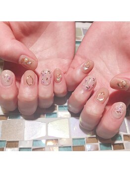 アティックネイルアトリエ(attic nail atelier)/おまかせ押し花★