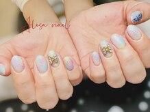 アリサネイル(ALISA NAIL)/虹色ネイル