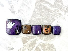 ハロウィンネイル