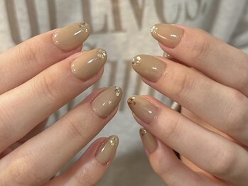 アイネイルズ 渋谷店(I nails)/【Karin.m】ベージュゴールド