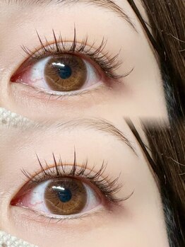 シェーン(Schon)の写真/理想の目元に♪付け心地の良さとモチの良さNO１★人気の《フラットラッシュ¥4840～》仕上がりも満足度◎