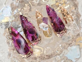ネイルサロンラグジュアリー 梅田店(LUXURY)の写真/[梅田HEPすぐ]【トレンドアート10本¥7900】サンプル多数ご用意◎やりたいデザインがきっと見つかる♪