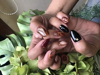 アンジェリーク/べっこうネイル定額A¥6980