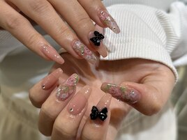 花柄ネイル