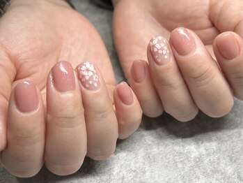 春ネイル フラワーネイル