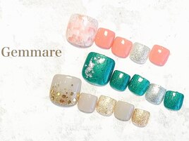春夏フットネイル