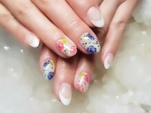 アグン(agung)/springネイル★バラデザイン♪