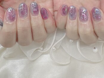 ハニービービー(Honey Bee Bee)/梅雨ニュアンスネイル