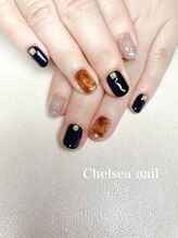 チェルシーネイル(Chelsea nail)/べっこうネイル/ゴージャス