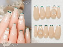 NICENAIL/ジェルネイル/パラジェル/フィルイン/マグネット/長さだし/六甲道駅前店/60種類から選ぶトレンドネイル