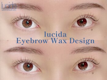 ルシーダ 新宿(lucida shinjuku)の写真/【美眉アイブロウWAXスタイリング¥4800】パリジェンヌ+美眉SETはTELにて＊平行眉/アーチ眉などの似合わせ◎