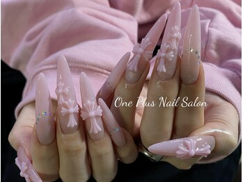 ワン プラス(ONE PLUS)の写真/《チップ長さ出しつけ放題¥19980》映える指先を叶える長さ出しnail◇画像持ち込みも大歓迎♪秋葉原