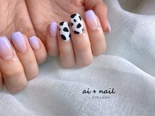アイネイル 小倉(ai nail)/グラデ２本ａｒｔ追加￥６６００
