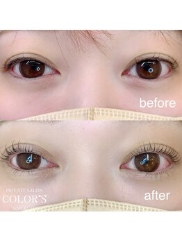 カラーズ ネイル アンド アイ(COLOR'S NAIL&EYE)/上下まつ毛パーマ