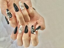 フリースタイル(Free Style)/☆派手カワ黒ロングスカルプ☆