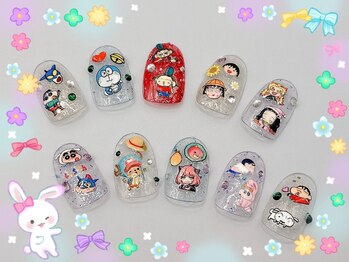 パッチリオメメ 海老名店(Patchiri Omeme)/キャラクターシールつけ放題