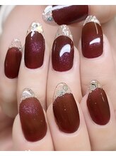 アイズモア 京王八王子店(Eye's More～eyelash＆nail～)/長さ出し×クリアフレンチ