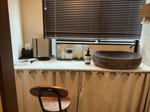 結芽庵の雰囲気（パウダールーム、ドライヤー、アイロンなど完備）