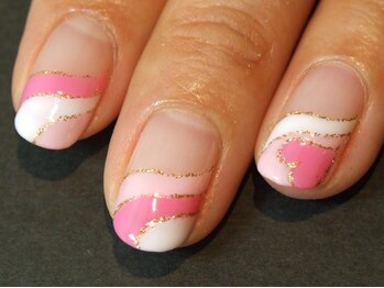 ハートプッチネイル☆