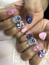 ネイルサロン パピリオ(Nail Salon papilio)/パープルネイル♪