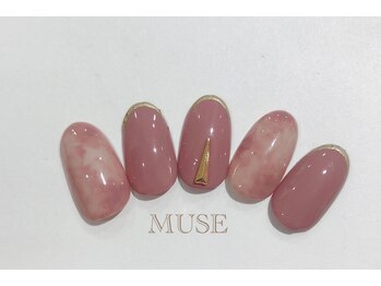 ミューズ MUSE 四街道大日店/大人女子くすみピンクマーブル