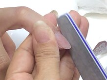 爪のかたちと長さの調整