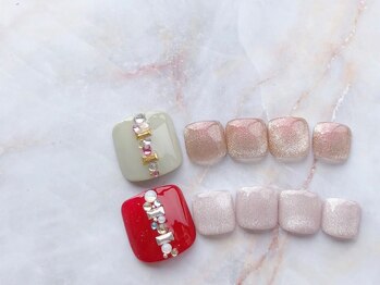 ブリオン 六本松店(Bullion)/ラインビジューネイル