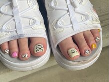 ソウ 難波店 nail salon Sou/落書きFOOTnail