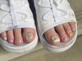 落書きFOOTnail