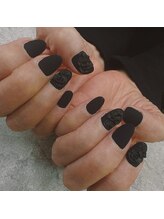 ネイルサロンファストネイルプラス 新宿店(FAST NAIL PLUS)/秋ネイル2023【ブラックネイル】