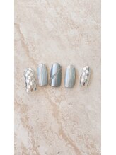 ネイルファクトリー 横浜ベイクォーター店/バカラデザイン￥12100