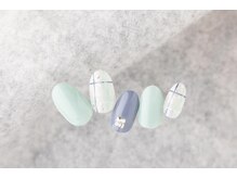エムスラッシュ ネイル センター北店(M.SLASH)/チェックネイル