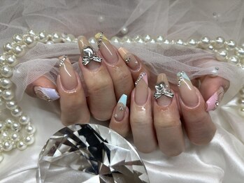 アンジュ(Ange)/【Miyu】カラフルフレンチ