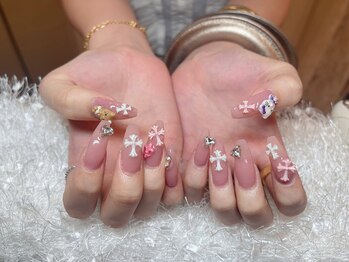 レアネイル 新宿(le'a nail)/つけ放題クロムデザイン