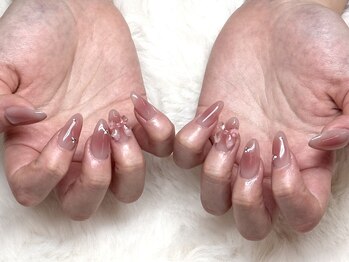 長さ出し10本チークネイル