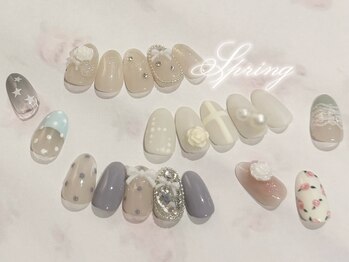 アイネイルズ 四条河原町店(I-nails)の写真/毎月新作デザインが登場！！ &nbsp;Spring collection 9200円☆[河原町] 