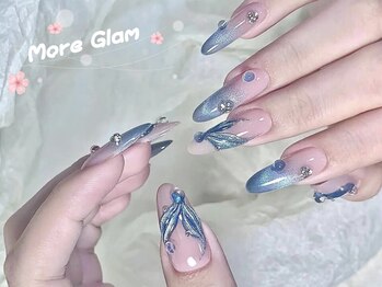 ラメグラ/美フォルム/春/チップ
