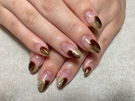 秋先取り・2色塗りかけBRとGD