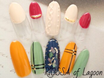 リオッサ オブ ラグーン(RIOSSA of Lagoon)/ニットネイル×アンティーク