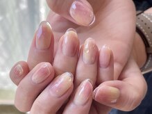 アメリアンドカシェット(Amelie&Cachette)/桃クリアフレンチ：maika